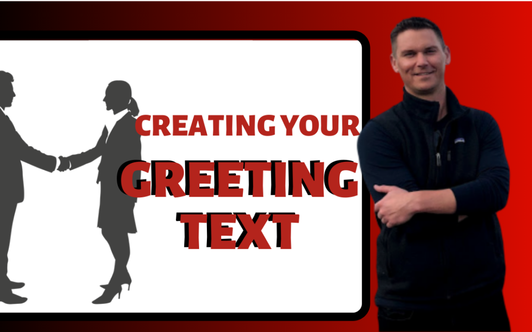 Creating Your Greeting Text Using ManyChat